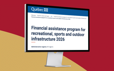 Call for Proposals: Financial Assistance Program for Sports, Recreational, and Outdoor Infrastructure